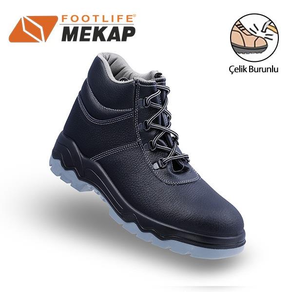 MEKAP 072 R ECOLUX DERİ / ÇELİK BURUNLU / S1 - GÜVENİŞ İŞ