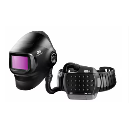3M™ Speedglas™ G5-01 Serisi Kaynak Başlığı ile 3M™ Adflo™ Motorlu Hava Temizleyici Solunum Maskesi
