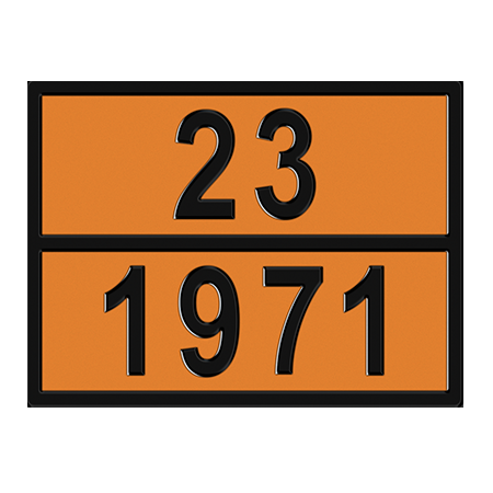 ADR LEVHA 23-1971 DOĞAL GAZ
