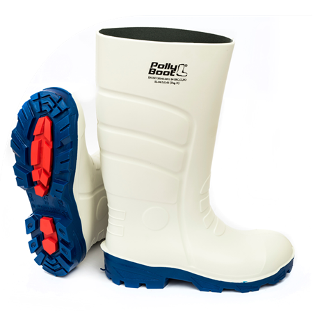 Polly Boot Galaxy Beyaz S4 Çelik Burunlu Çizme