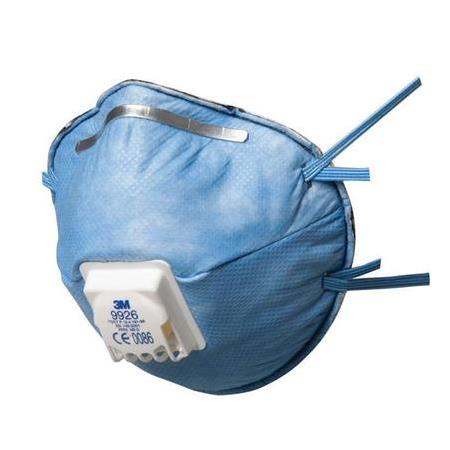 9926 FFP2 Ventilli Düşük Kons. Asit Gaz ve Toz ve Sis Maskesi
