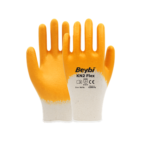 Beybi KN-2 FLEX Pamuk Örme Nitril Kaplı Eldiven