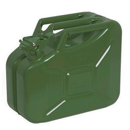 Metal Yakıt Bidonu 10lt KC010-8G YEŞİL