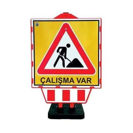 EVELÜX 12417 DB R KATLANIR UYARI LEVHALI BARİYER